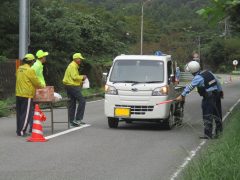 父二峰支部交通茶屋　 2024年9月24日 落合